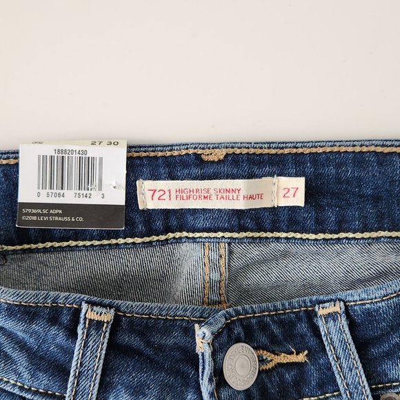 LEVI'S 721 HIGH RISE SKINNY - Picture 10 of 10